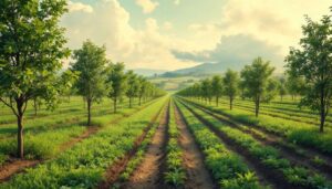 Sechs Bauernhöfe pflanzen 22.000 Bäume als Agroforst auf Äckern