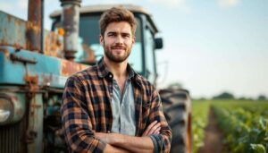 Mit der Hilfe von Opas Traktor: Wie der 23-jährige Mindener Hannes Schütte Landwirtschaft neu denkt