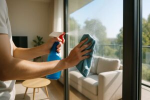 Fensterputzen wird so leicht: Ein Löffel von diesem Hausmittel hilft
