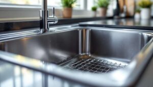 Spülbecken ohne Wasserflecken – ein Hausmittel löst das Problem von selbst